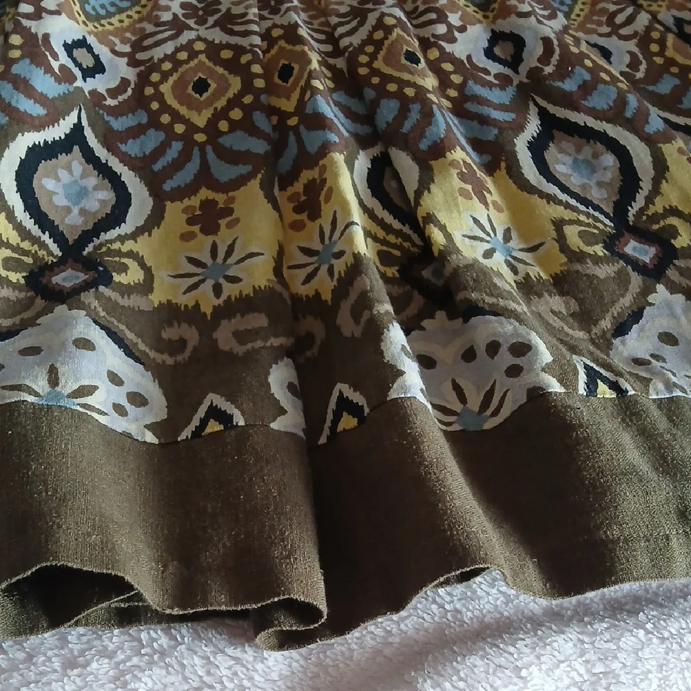 Biacci Multicolor Patterned Skirt - Picture 5 of 9